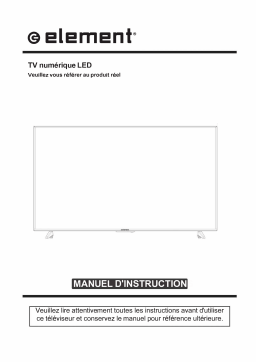 Element E4SFT5017 50″ Element 4K UHD Smart LED TV Manuel utilisateur