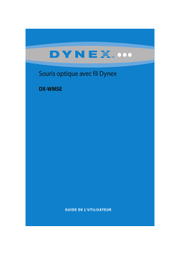 Dynex DX-WMSE Optical Mouse Manuel utilisateur