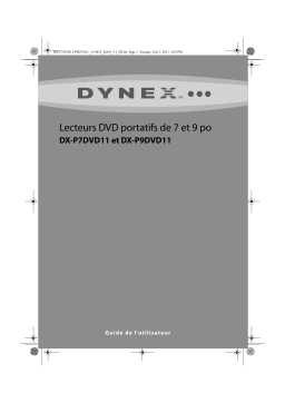 Dynex DX-P9DVD11 9" Portable DVD Player Manuel utilisateur