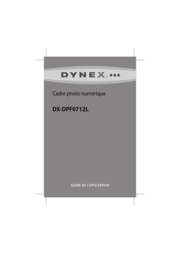 Dynex DX-DPF7-10 7" LCD Digital Photo Frame Manuel utilisateur