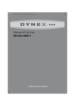 Dynex DX-55L150A11 55" Class Manuel utilisateur