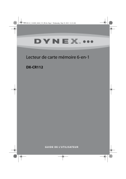 Dynex DX-CR112 USB 2.0 2-in-1 Memory Card Reader Manuel utilisateur