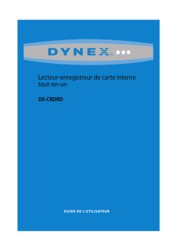 Dynex DX-CRDRD All-In-1 USB 2.0 Memory Card Reader Manuel utilisateur