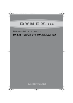 Dynex DX-L22-10A 22" Class LCD HDTV Manuel utilisateur