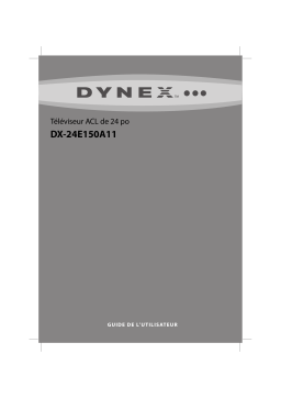 Dynex DX-24E150A11 24" Class (24" Diag.) Manuel utilisateur