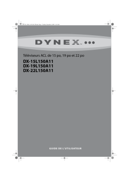 Dynex DX-15L150A11 15" Class LCD HDTV Manuel utilisateur