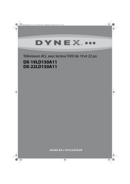 Dynex DX-19LD150A11 19" Class Manuel utilisateur