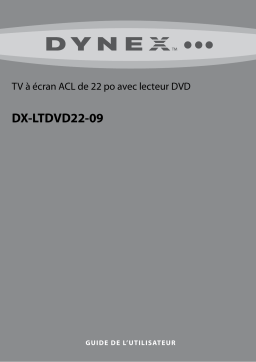 Dynex DX-LTDVD22-09 22" Class LCD HDTV DVD Combo Manuel utilisateur
