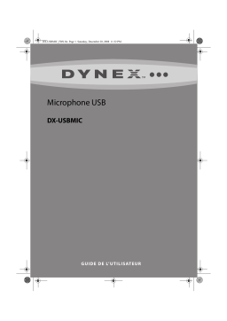 Dynex DX-USBMIC USB Microphone Manuel utilisateur