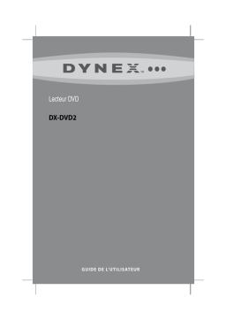 Dynex DX-DVD2 Progressive-Scan DVD Player Manuel utilisateur