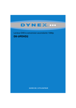 Dynex DX-UPDVD2 DVD Player Manuel utilisateur