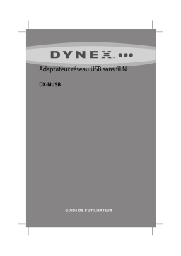 Dynex DX-NUSB Wireless-N USB 2.0 Adapter Manuel utilisateur