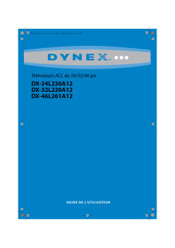 Dynex DX-32L220A12 32" Class Manuel utilisateur