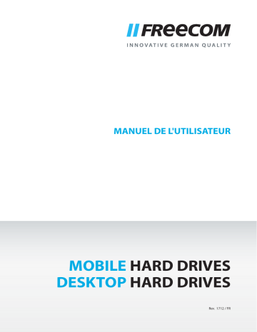 Mobile Drive Mg | Mobile Drive XXS 3.0 | mHDD Desktop Drive USB 3.0 | Mobile Drive XXS Leather | Mobile Drive Classic 3.0 | Freecom Mobile Drive Sq Manuel utilisateur | Fixfr