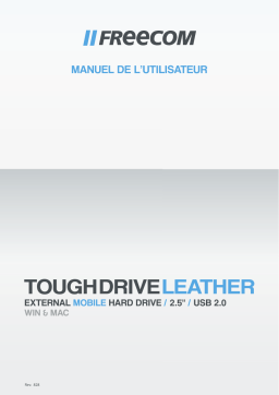 Freecom Tough Drive Leather Manuel utilisateur