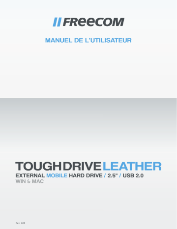 Freecom Tough Drive Leather Manuel utilisateur | Fixfr