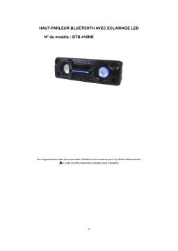 DENVER BTB-410NR Haut-parleur Bluetooth : Chat IA & PDF