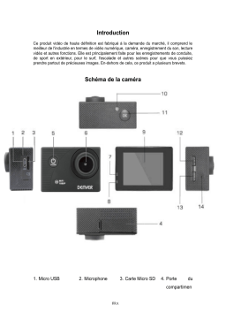 Denver ACT-5050W FULL HD Action cam Manuel utilisateur