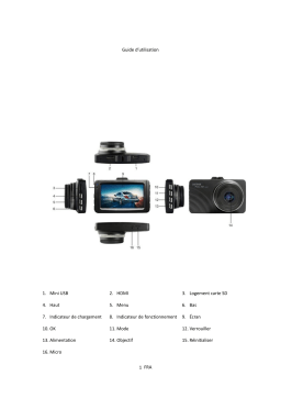 Denver CCT-2010 Car dashcam Manuel utilisateur