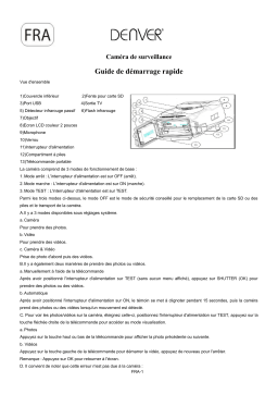 Denver WCT-5003MK3 Digital wildlife camera Manuel utilisateur
