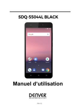 Denver SDQ-55044LBLACK 5.5” 4G Quad Core smartphone Manuel utilisateur