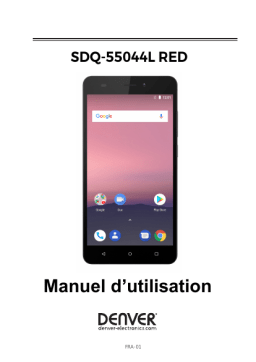 Denver SDQ-55044LRED 5.5” 4G Quad Core smartphone Manuel utilisateur