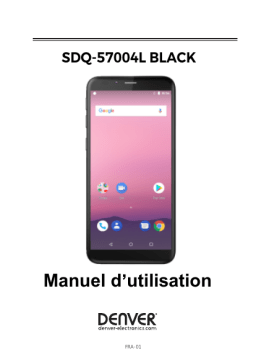 Denver SDQ-57004L BLACK 5.7" Quad Core 4G smartphone Manuel utilisateur