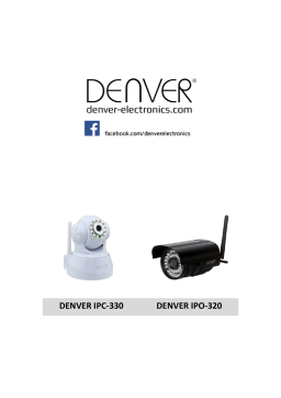 Denver IPC-330 Wi-Fi/IP Camera Manuel utilisateur