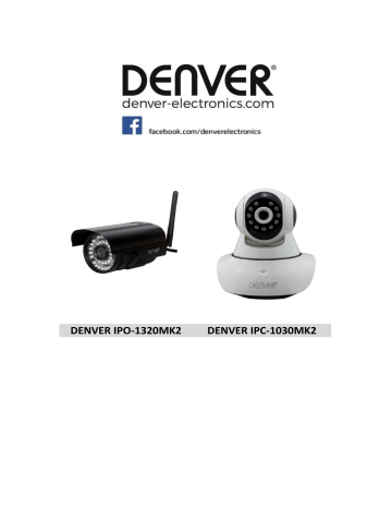 Denver IPO-1320MK2 Digital outdoor IP camera Manuel utilisateur | Fixfr