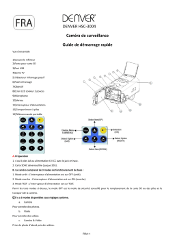 Denver HSC-3004 Digital surveilance camera Manuel utilisateur