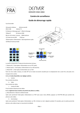 Denver HSM-3004 Digital surveillance camera Manuel utilisateur