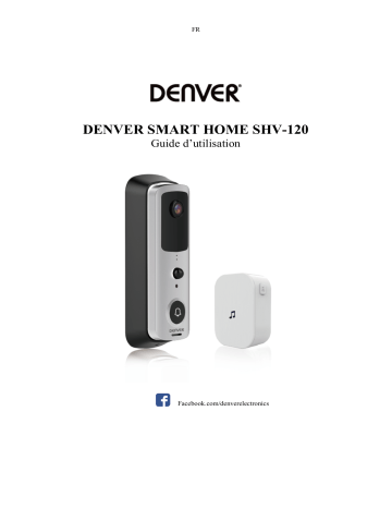 Denver SHV-120 SMART Video Doorbell Manuel utilisateur | Fixfr