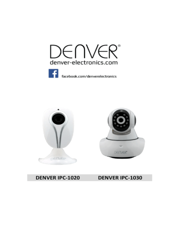 IPC-1030MK2 | Denver IPC-1020 Wi-Fi/IP camera Manuel utilisateur | Fixfr