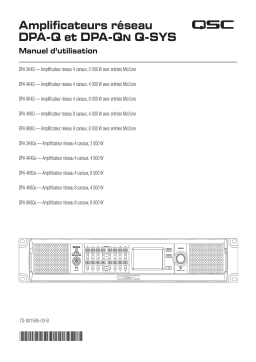 QSC DPA-2K4Q Manuel utilisateur