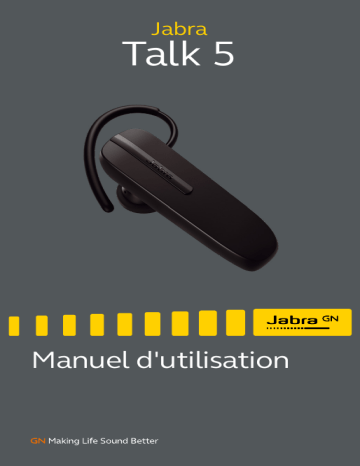 Jabra Talk 5 Manuel utilisateur | Fixfr
