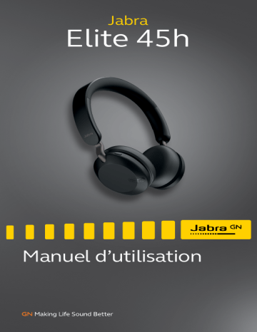 Elite 45h - Titanium | Elite 45h - Gold Beige | Jabra Elite 45h - Navy Manuel utilisateur | Fixfr