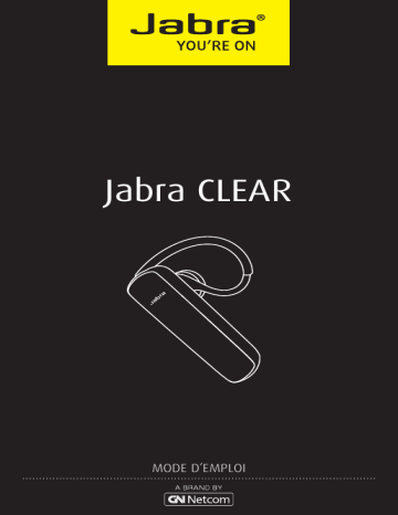 Jabra Clear Manuel utilisateur | Fixfr