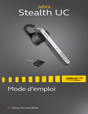 Jabra Stealth UC Manuel utilisateur | Fixfr