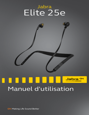 Jabra Elite 25e Manuel utilisateur | Fixfr