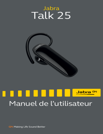 Jabra Talk 25 Manuel utilisateur | Fixfr