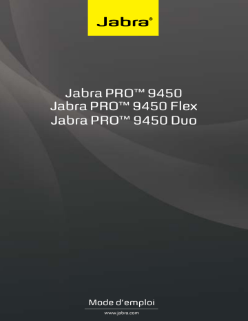 Jabra PRO 9450 Duo Manuel utilisateur | Fixfr
