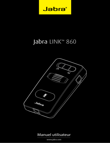 Jabra Link 860 Manuel utilisateur | Fixfr