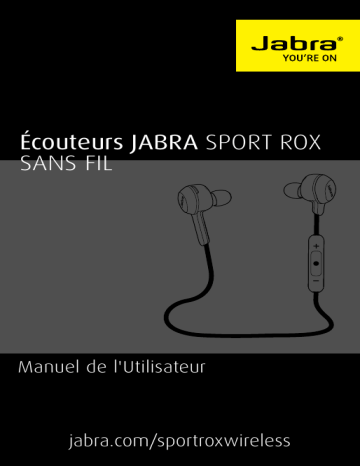 Jabra Sport Rox Wireless Manuel utilisateur | Fixfr