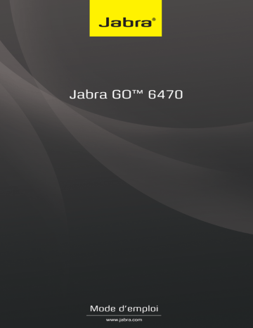 GO 6400 | Jabra Go 6470 Manuel utilisateur | Fixfr