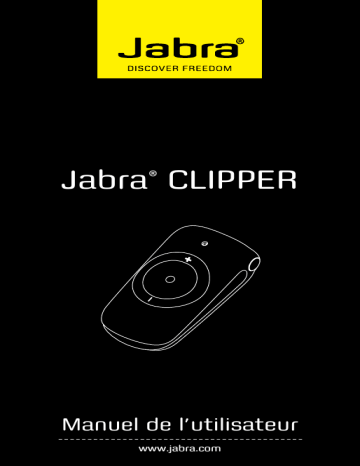 Clipper Pink | Clipper Turquoise | Jabra Clipper Manuel utilisateur | Fixfr
