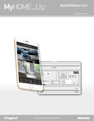 Bticino MYHOMESERVER1 Manuel utilisateur | Fixfr