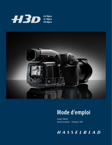 Hasselblad H3D-22 Manuel utilisateur | Fixfr