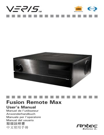 Antec Veris Fusion Remote Max Manuel utilisateur | Fixfr