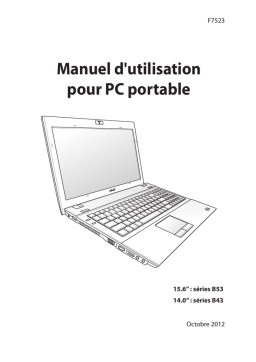 Asus B53V Manuel utilisateur