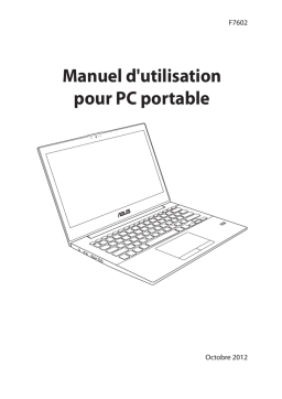 Asus B400V F7602 Manuel utilisateur